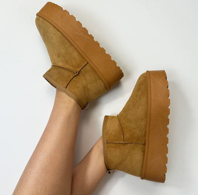 BOTINES DE FRIO SMITH CAMEL