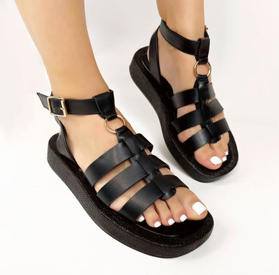 SANDALIAS CELINE NEGRAS