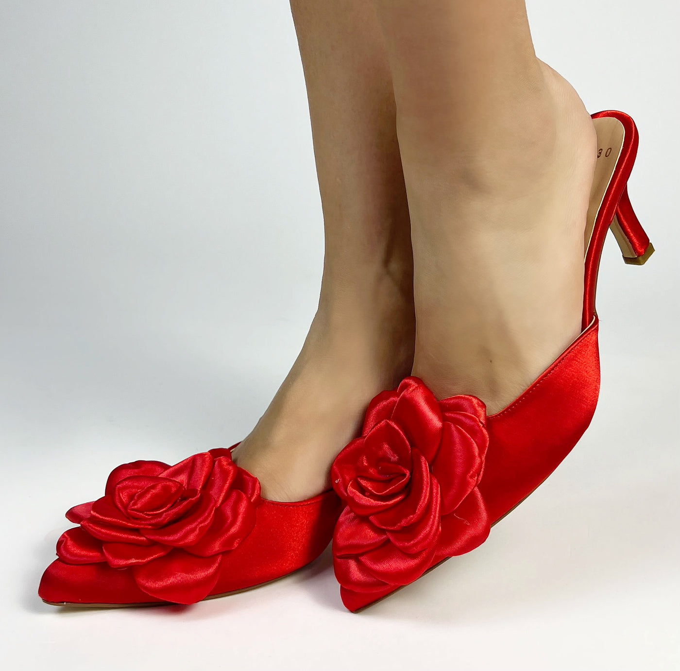 TACONES MEREDITH ROJOS