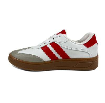 TENIS LOUIS BLANCO Y ROJO