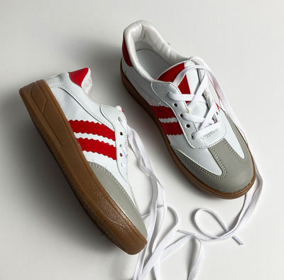 TENIS LOUIS BLANCO Y ROJO